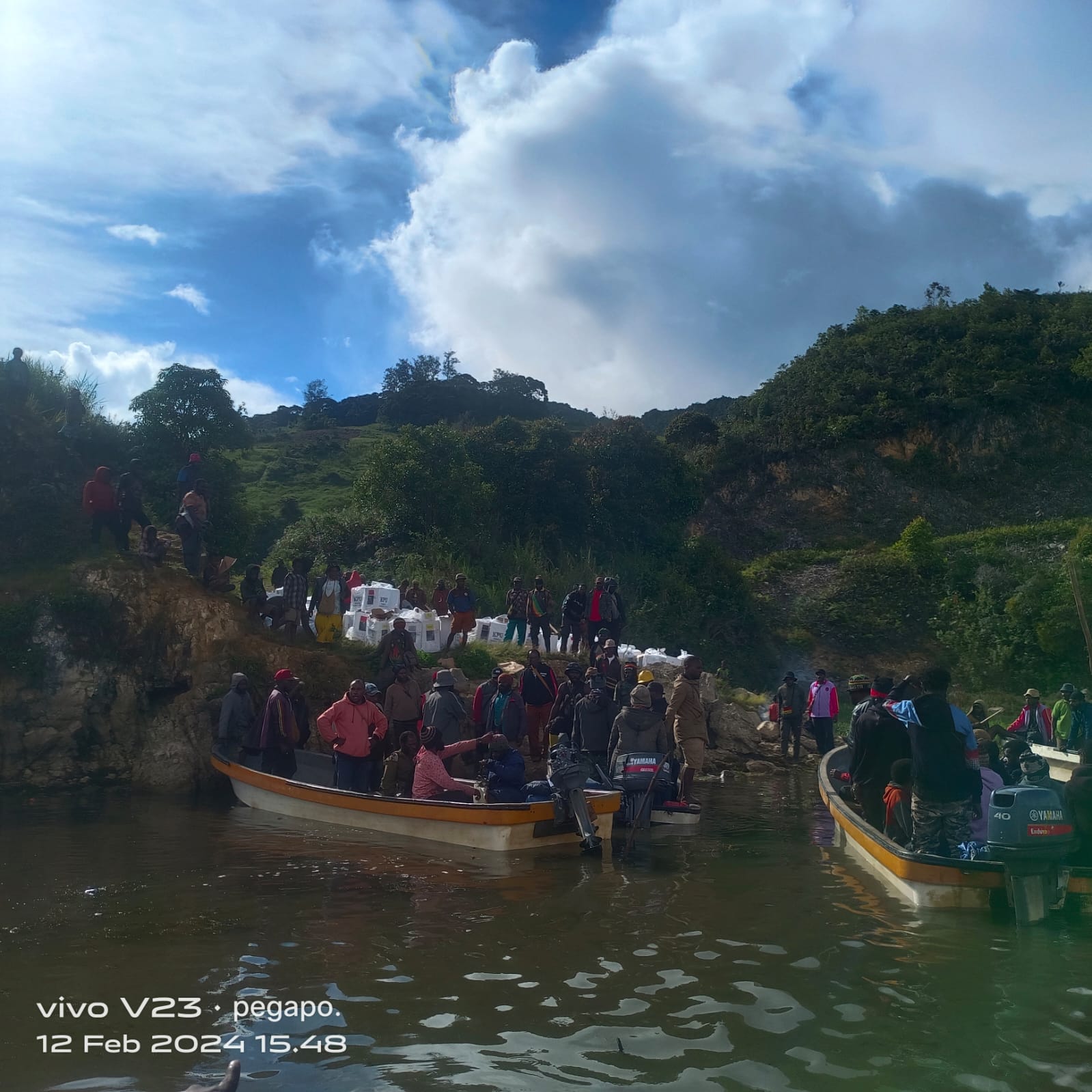 Surat suara untuk 4 distrik Paniai Papua Tengah rusak 