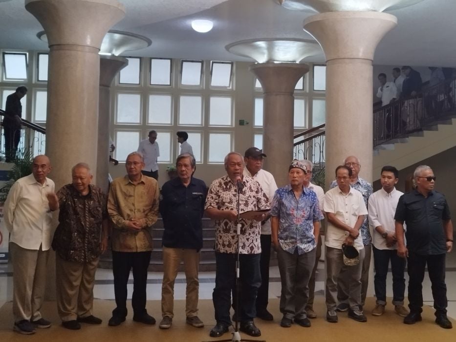 Civitas Akademika UGM membacakan petisi terhadap Presiden Joko Widodo