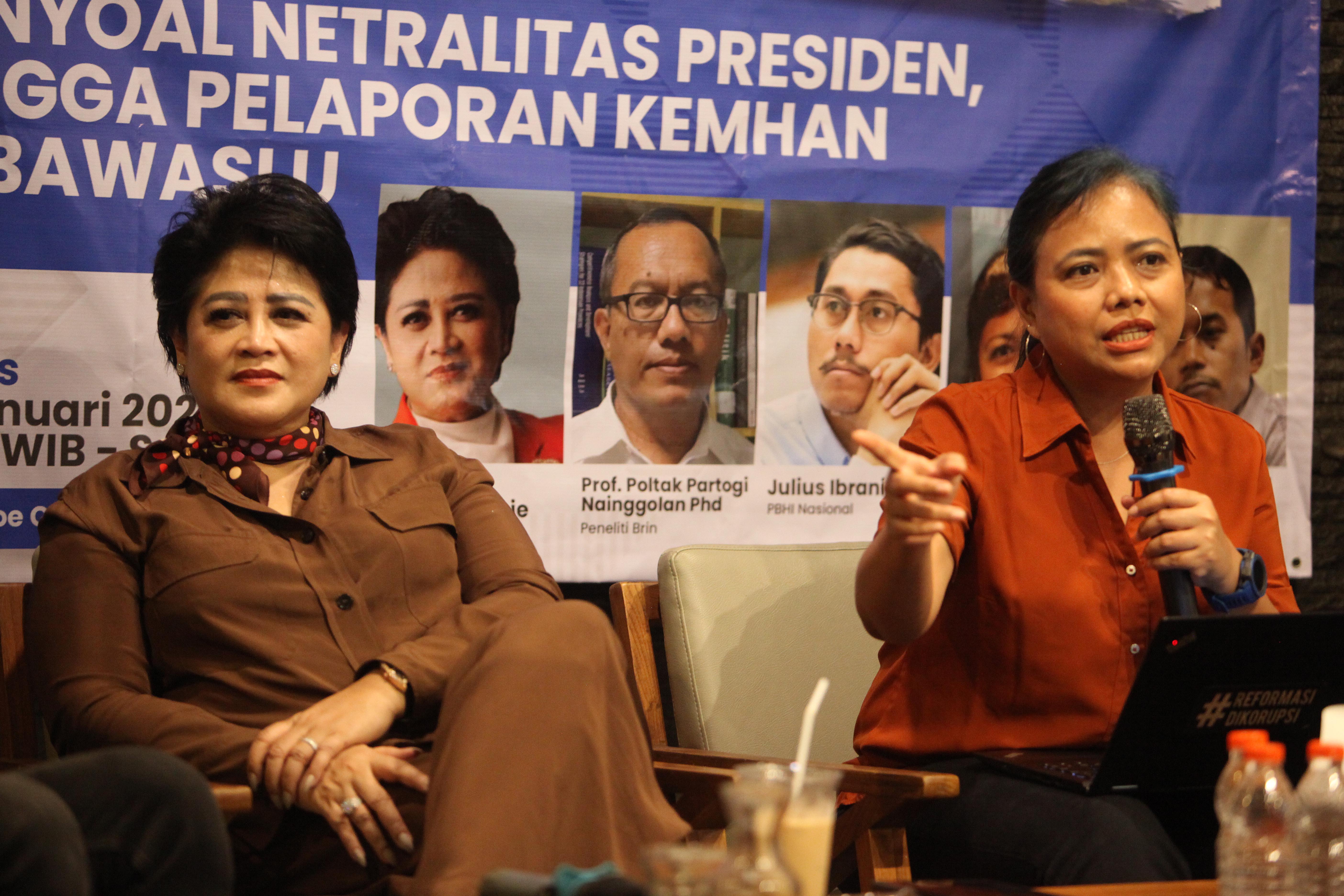 Pengamat militer Connie Rahakundini Bakrie (kiri) dalam sebuah diskusi, beberapa waktu lalu.