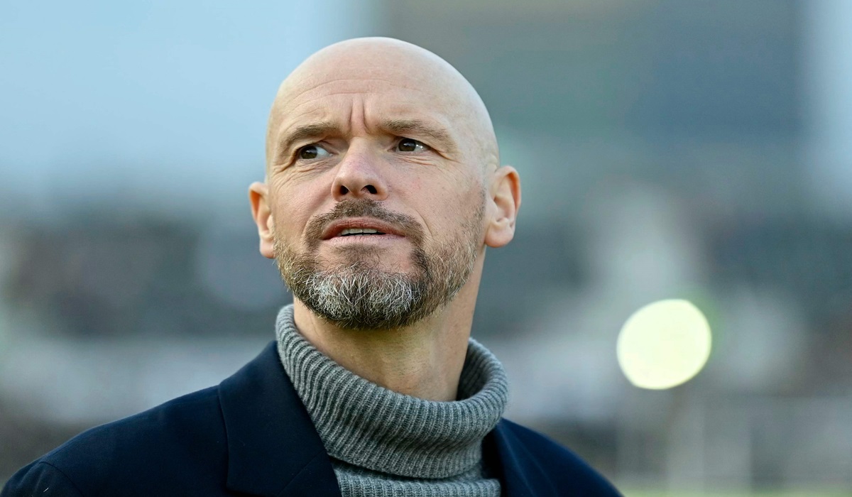 Pelatih Manchester United Erik ten Hag