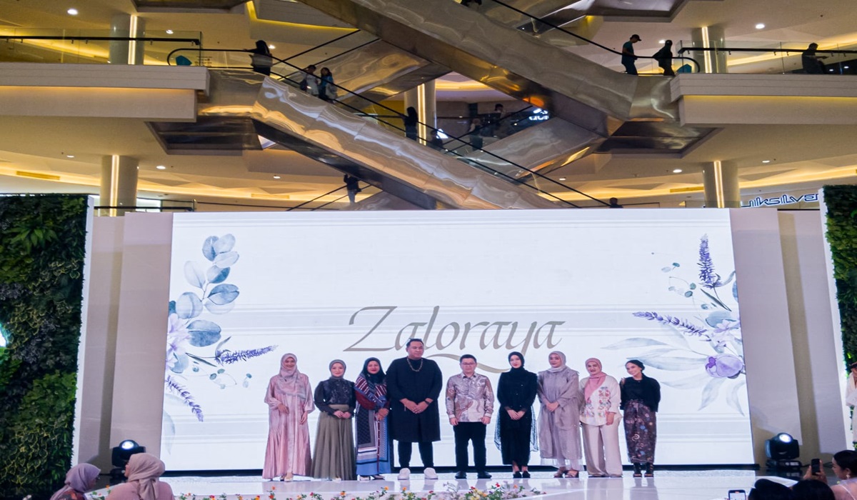 Desainer dan PR brand fashion dalam acara Zaloraya. Mal Kota Kasablanca. Jumat (23/2). 