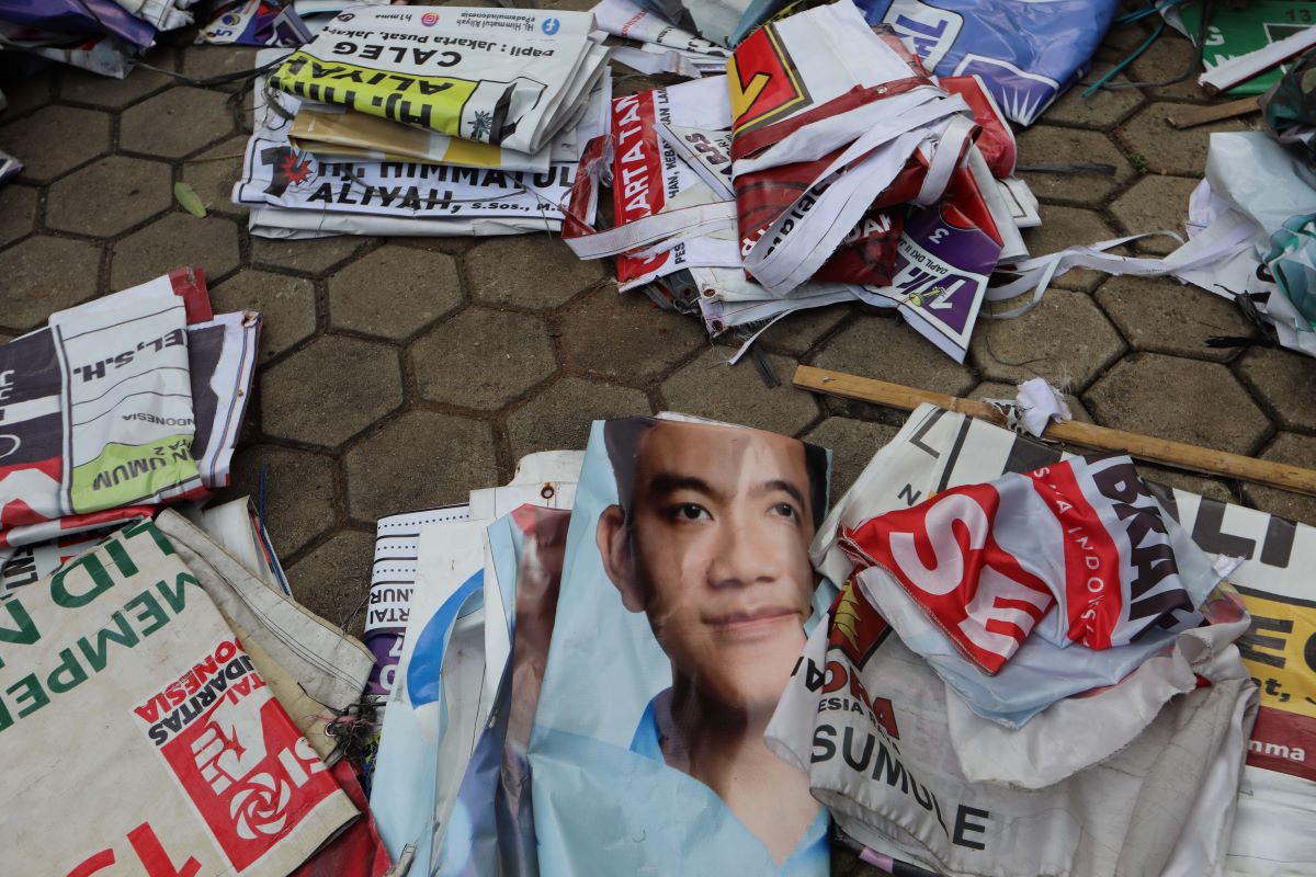 KLHK: Sampah Alat Peraga Kampanye Pemilu 2024 Diprediksi 392 Ribu Ton