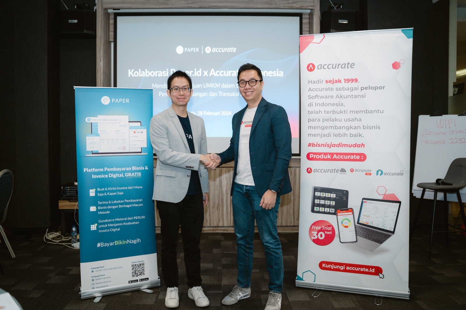 Paper.id dan Accurate Indonesia sepakat untuk berkolaborasi membantu UMKM masuk dalam ekosistem digital. 