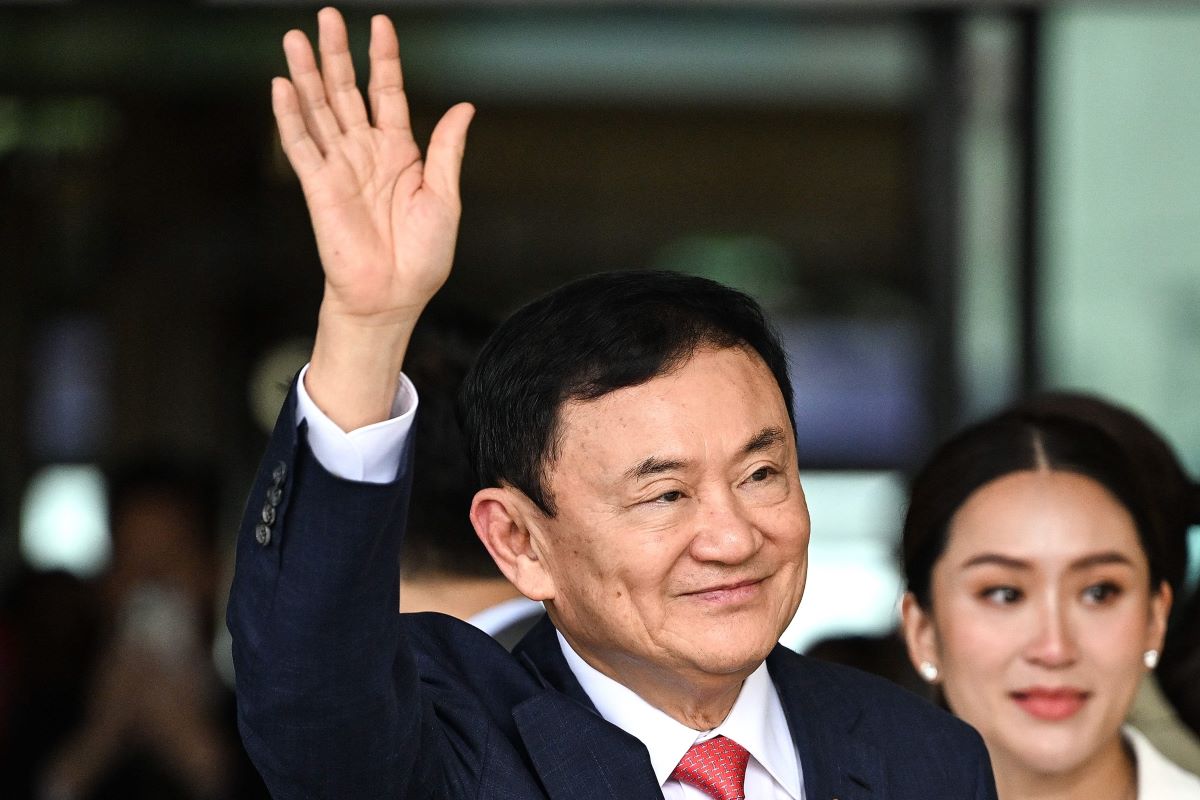 Eks Perdana Menteri Thailand Thaksin Shinawatra muncul di Bangkok setelah pengasingannya selama 15 tahun, pada 22 Agustus 2023 lalu.