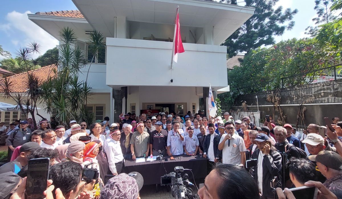 Perwakilan relawan Anies Baswedan-Muhaimin Iskandar atau Cak Imin (AMIN) 