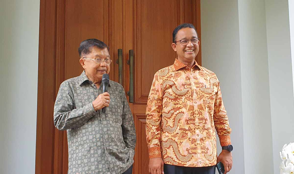 JK menasehati calon presiden (capres) nomor urut 1 Anies Baswedan untuk istirahat selama dua malam. 
