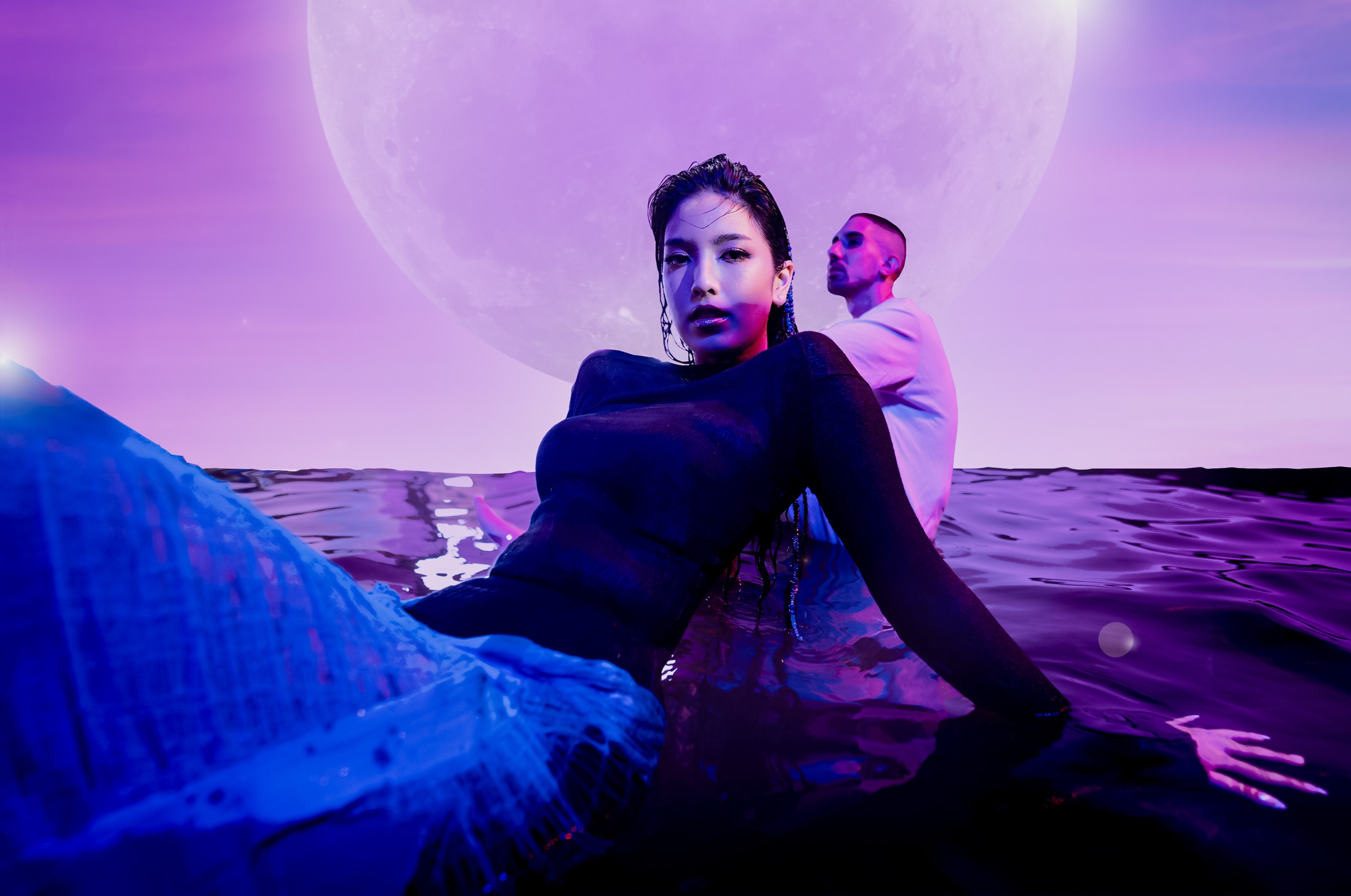 Mea Shahira dan Rapper Ezra Kunze.