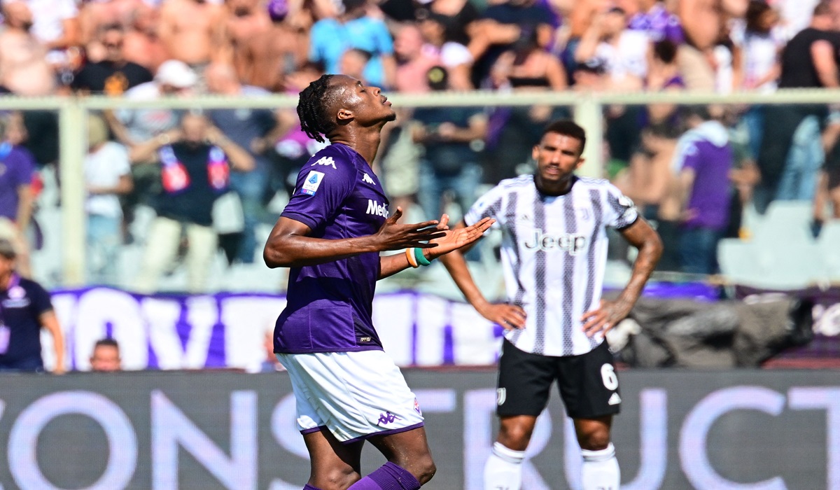 Penyerang Fiorentina Christian Kouame