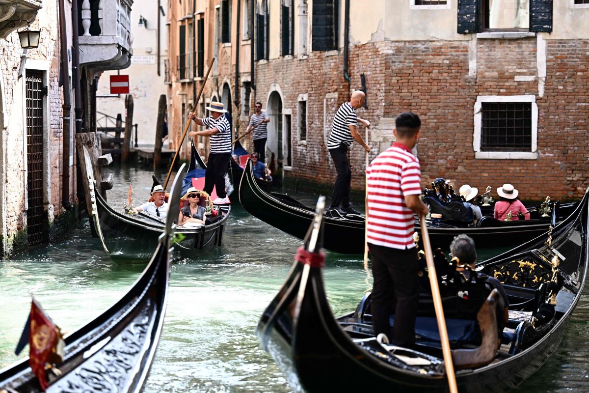 Grand Canal di Venesia, Italia, masuk dalam daftar Warisan Dunia dalam Bahaya UNSECO karena dampak perubahan iklim.