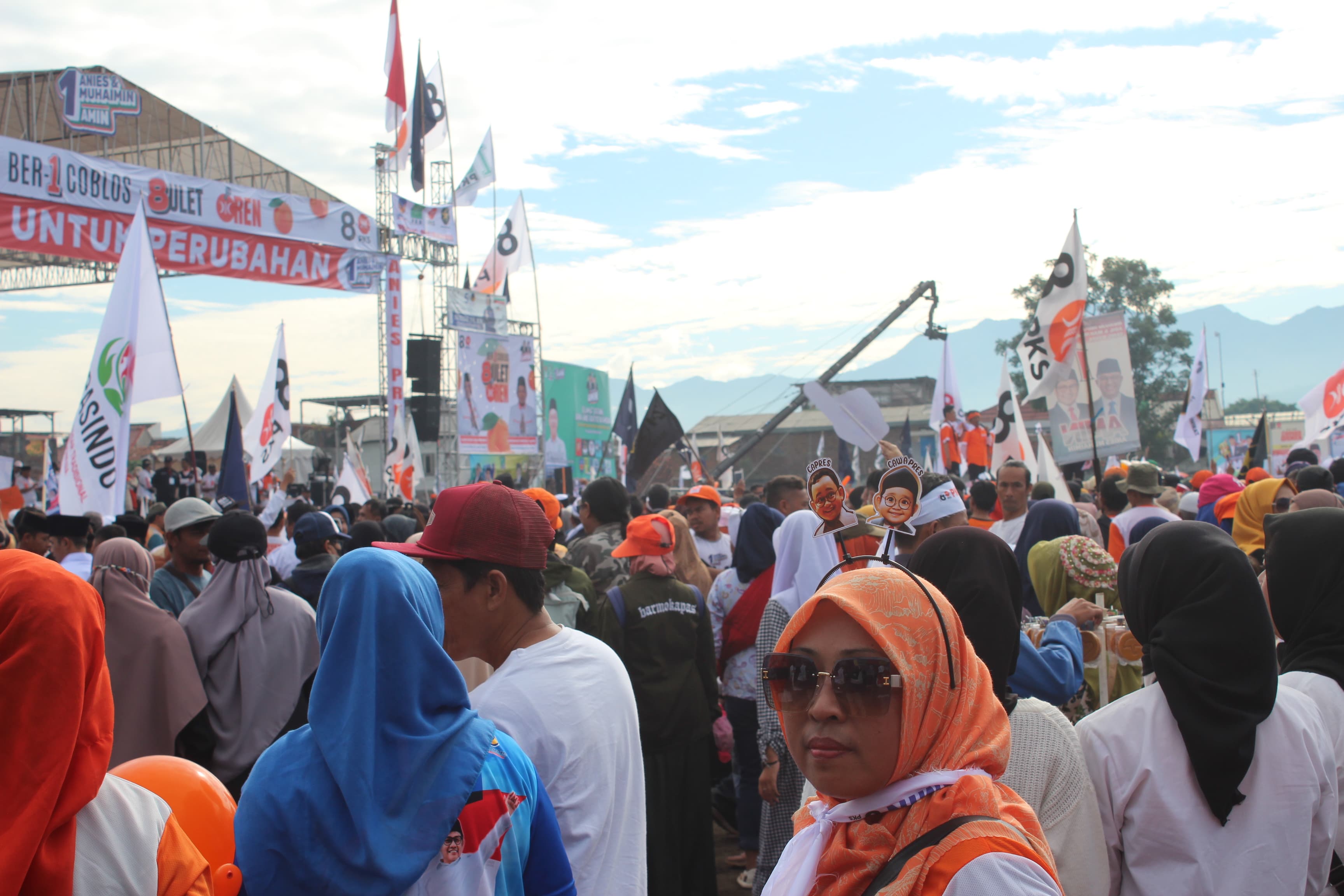 Kampanye Anies Baswedan di Kabupaten Garut
