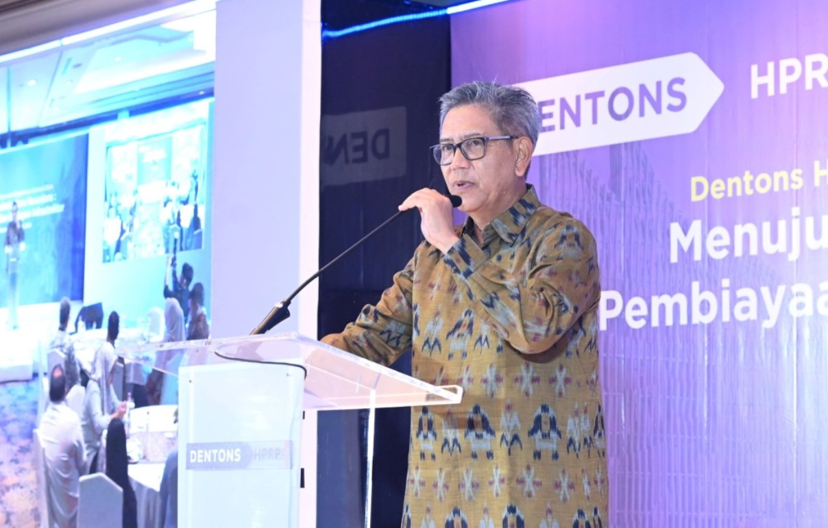 Ketua Satgas Pelaksanaan Pembangunan Infrastruktur IKN Danis Sumadilaga dalam Seminar Dentons HPRP Law and Regulations Outlook 2024.