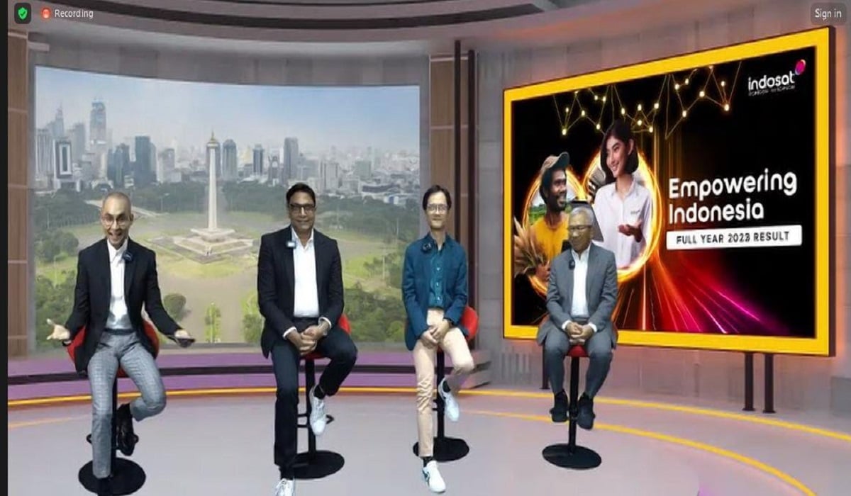 Indosat mengumumkan pencapaian bisnisnya di 2023