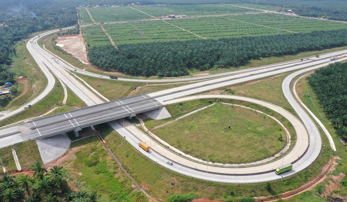 Tol Indrapura-Kisaran Seksi Indrapura Lima Puluh.