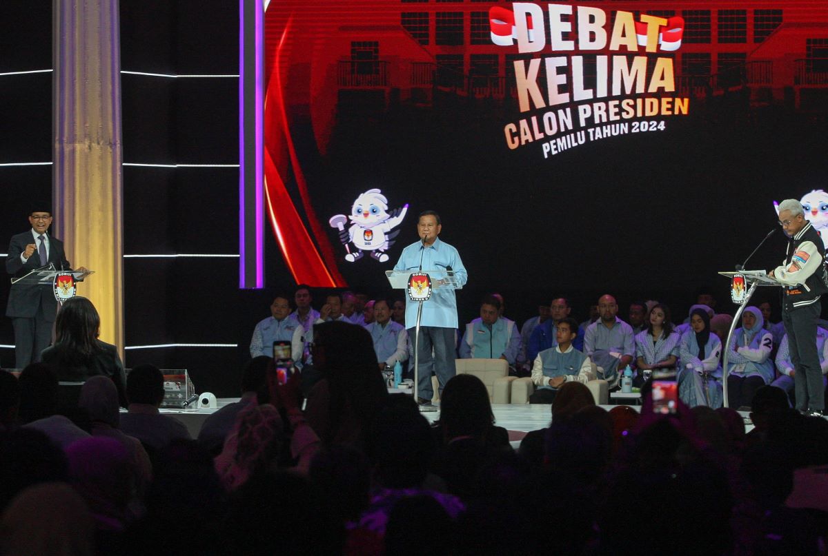 Anies Baswedan, Prabowo Subianto, dan Ganjar Pranowo.