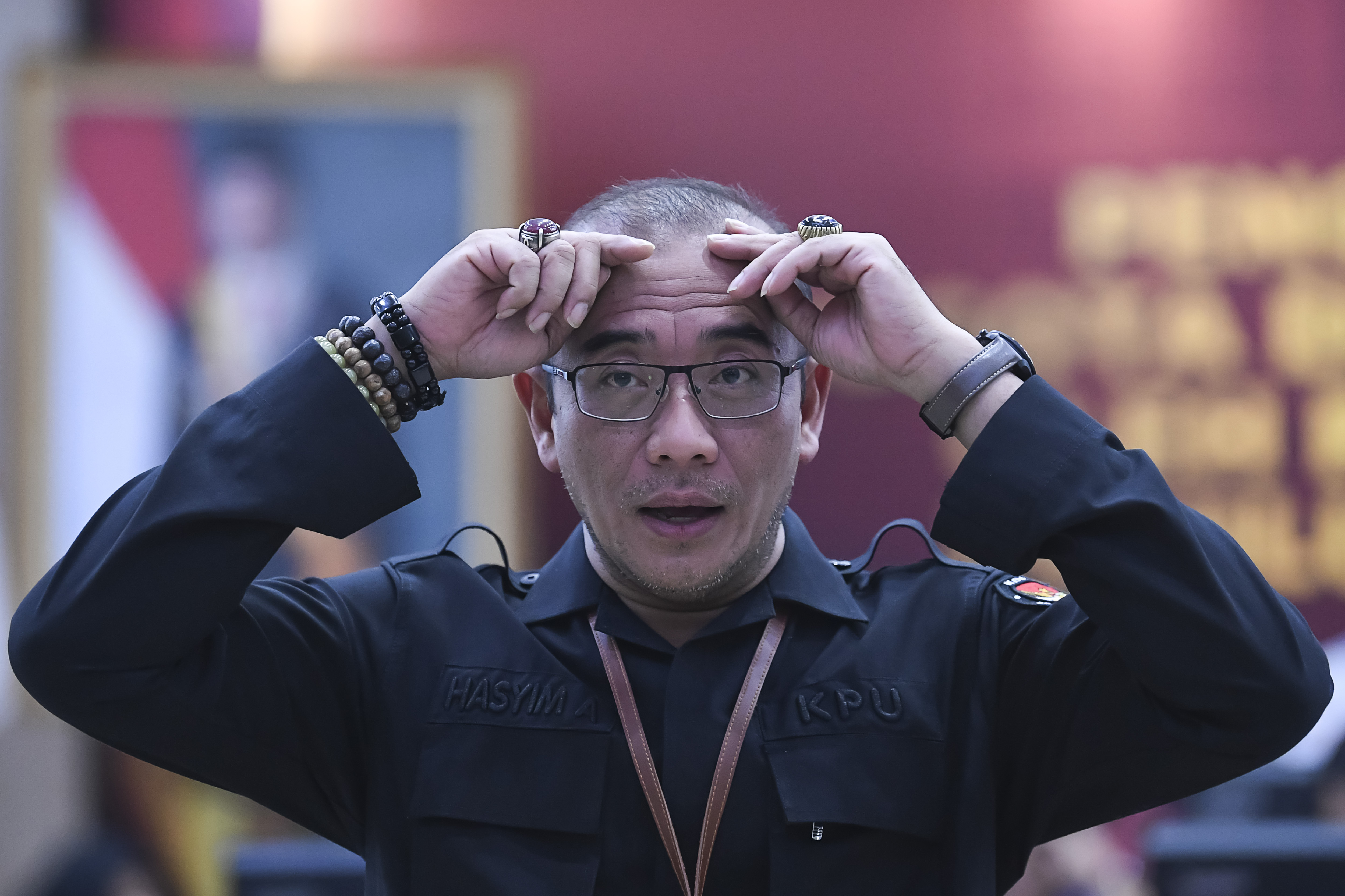 Ketua Komisi Pemilihan Umum (KPU) Hasyim Asy'ari