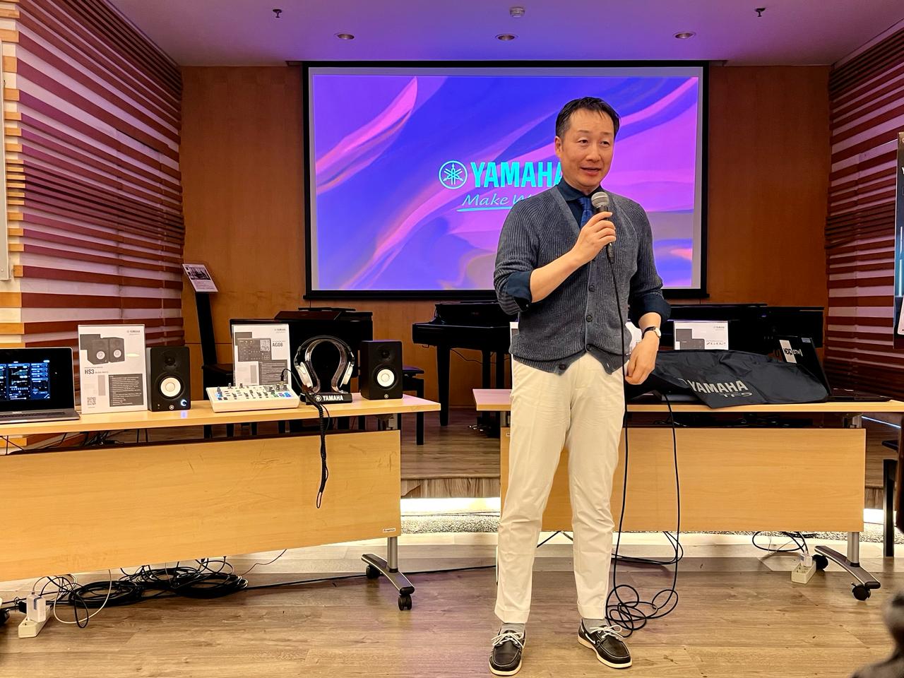  General Manager PT YMID, Kenichi Hiwasa, saat peluncuran di Jakarta.