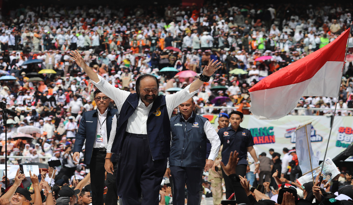Surya Paloh menganggap lautan manusia di JIS adalah pertanda baik