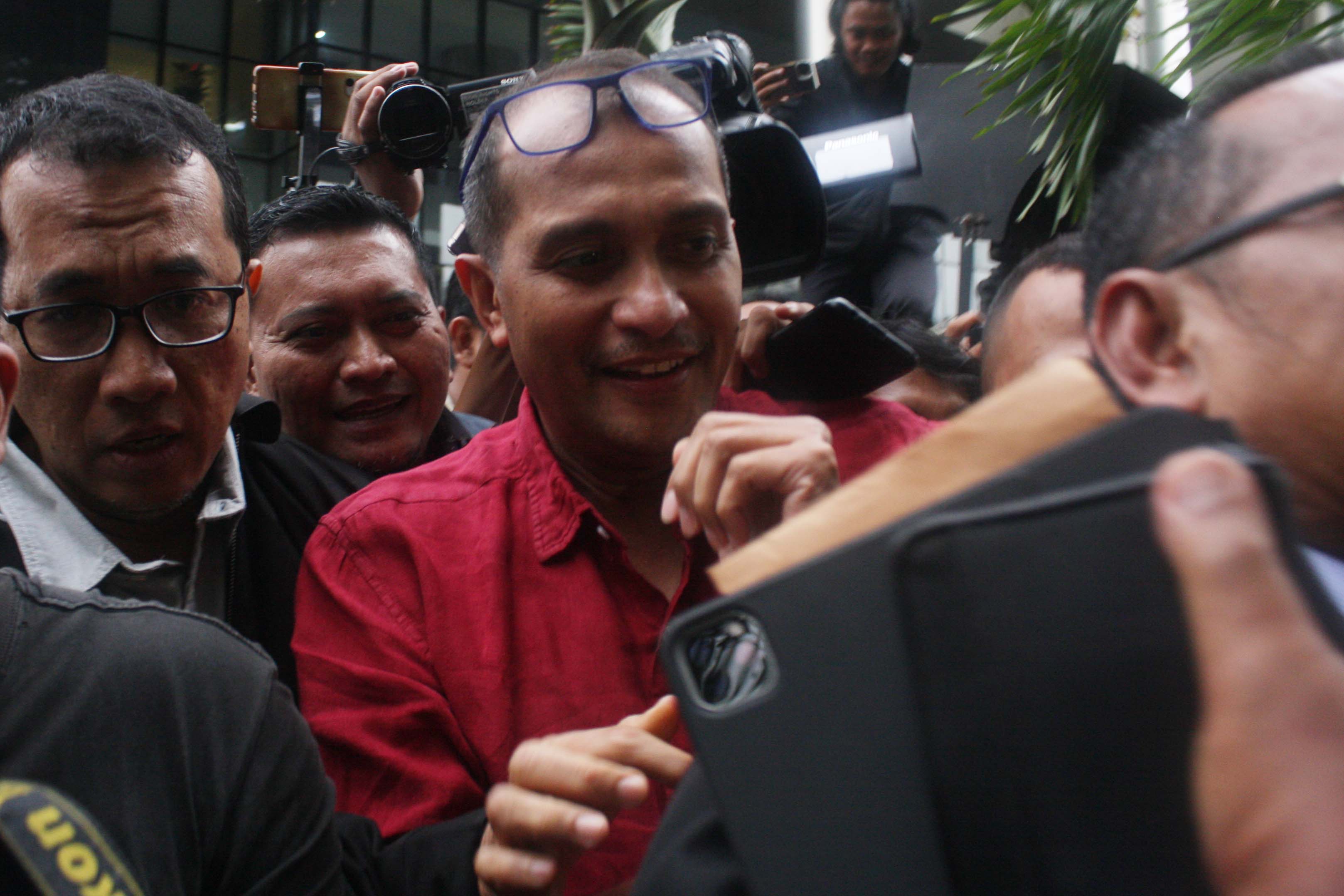 KPK periksa eks Wamenkumham Edward Omar Sharif Hiariej alias Eddy.