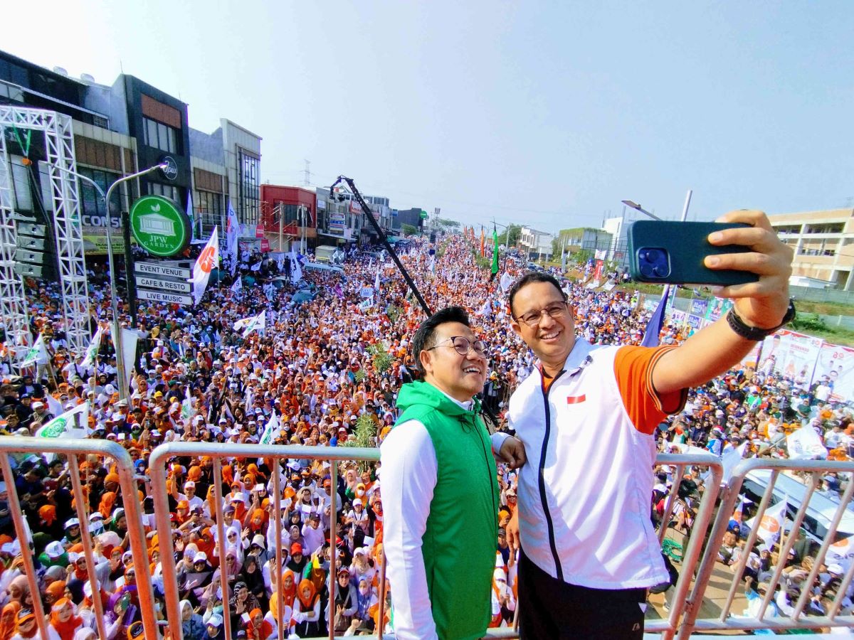 Pasangan calon presiden dan wakil presiden Anies Baswedan dan Muhaimin Iskandar.
