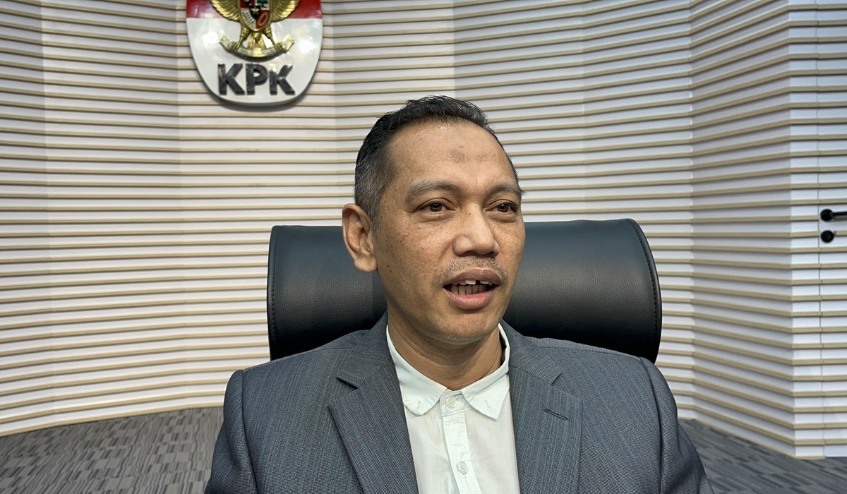 Wakil Ketua KPK Nurul Ghufron di Gedung Merah Putih KPK, Jakarta Selatan, Rabu, 7 Februari 2024.