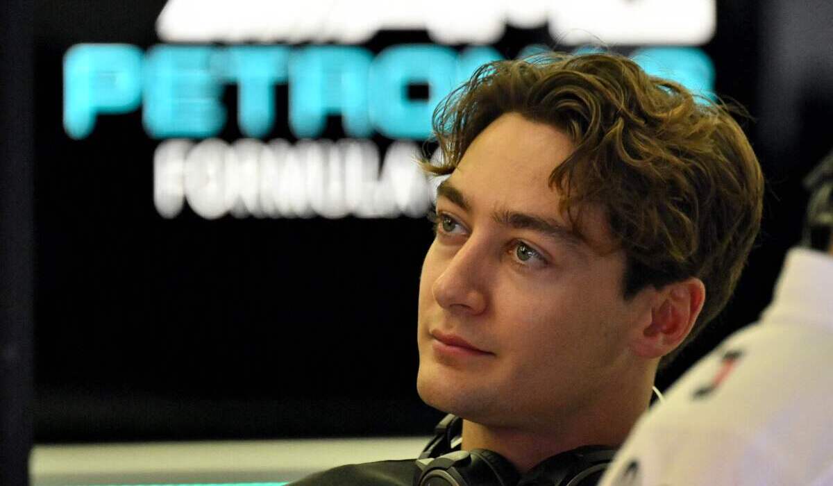 Pembalap F1 tim Mercedes, George Russell.