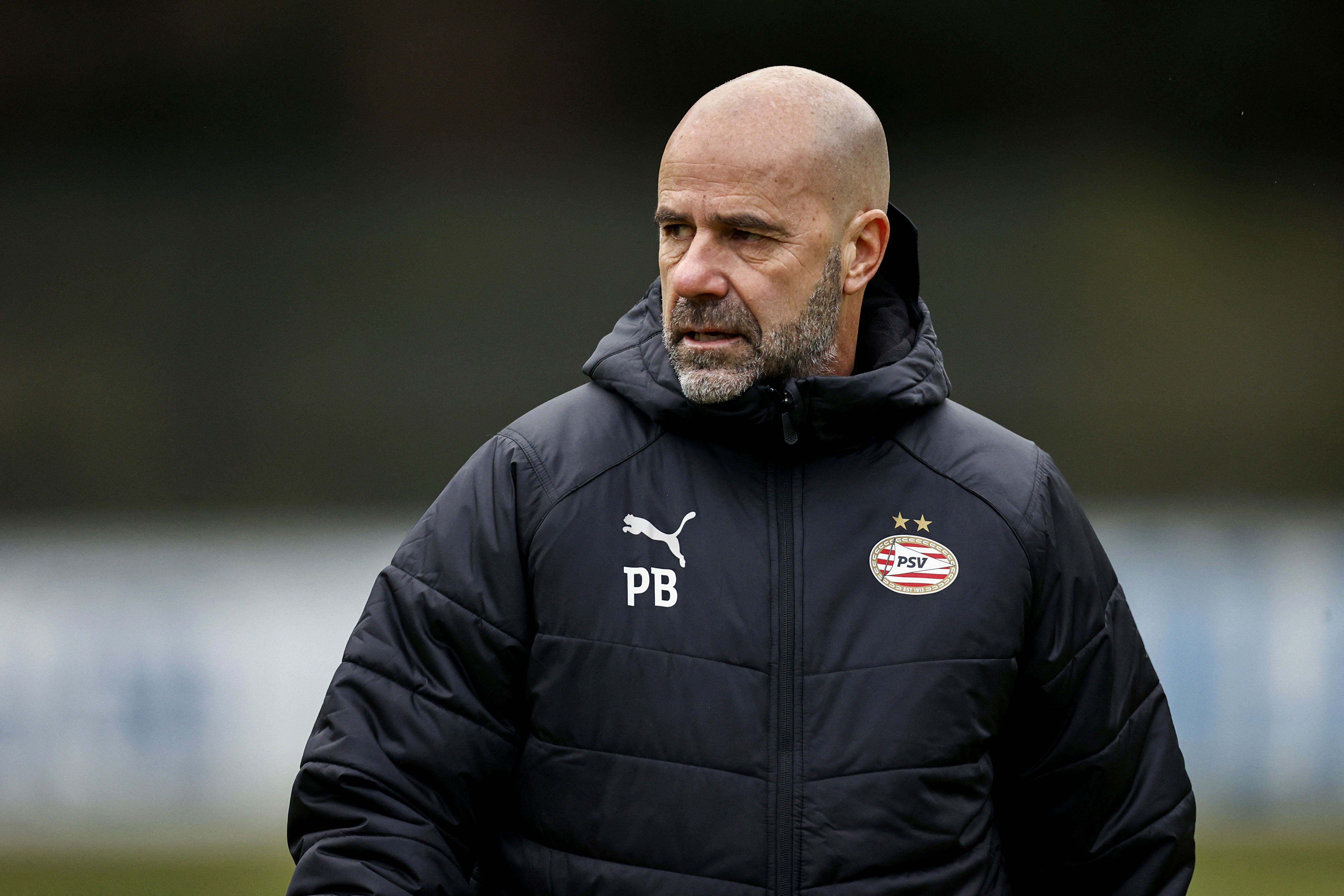 Pelatih PSV Eindhoven Peter Bosz
