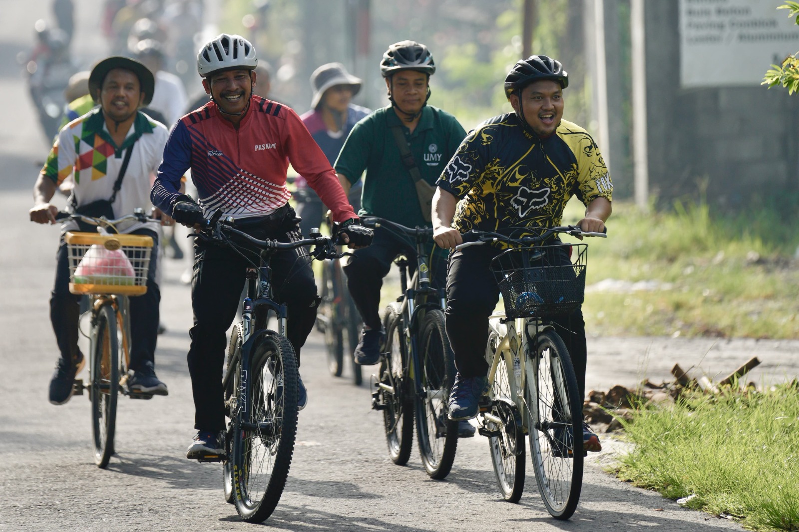 Bersepeda menjadi cara UMY dalam menunjang program UMY Seha bertepatan dengan peringatan Milad ke-43 UMY.