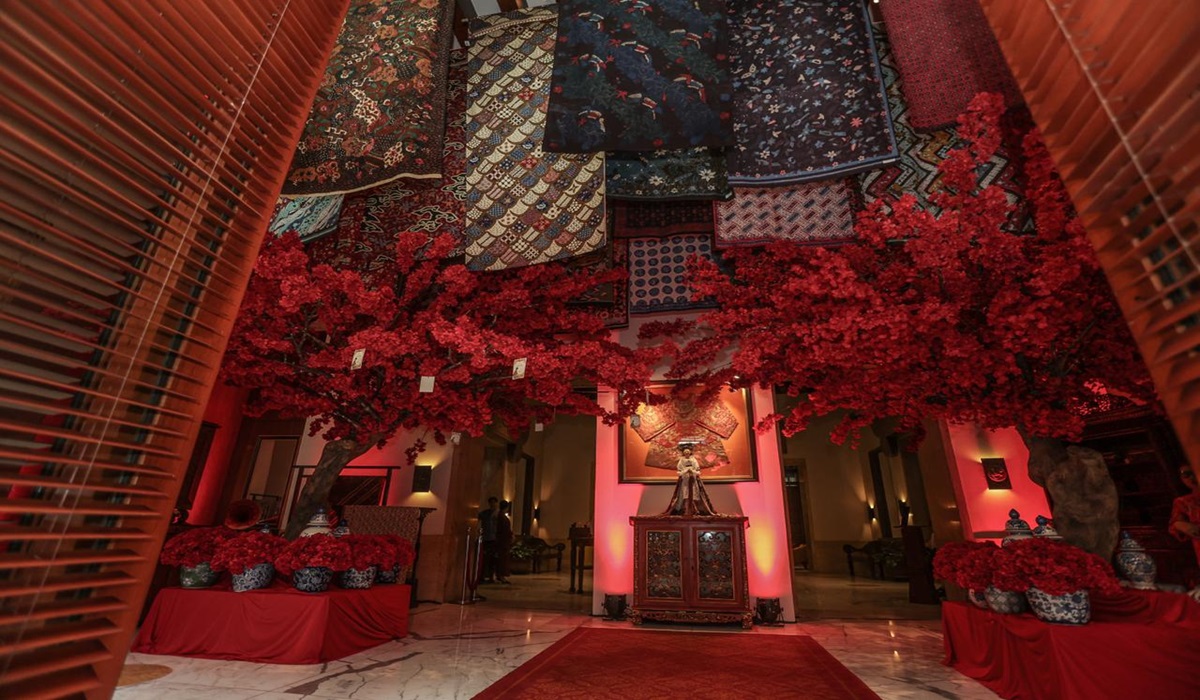 Suasana acara Cap Go Meh bersama Warisan Budaya Indonesia diadakan di Majapahit Lounge, The Dharmawangsa. 