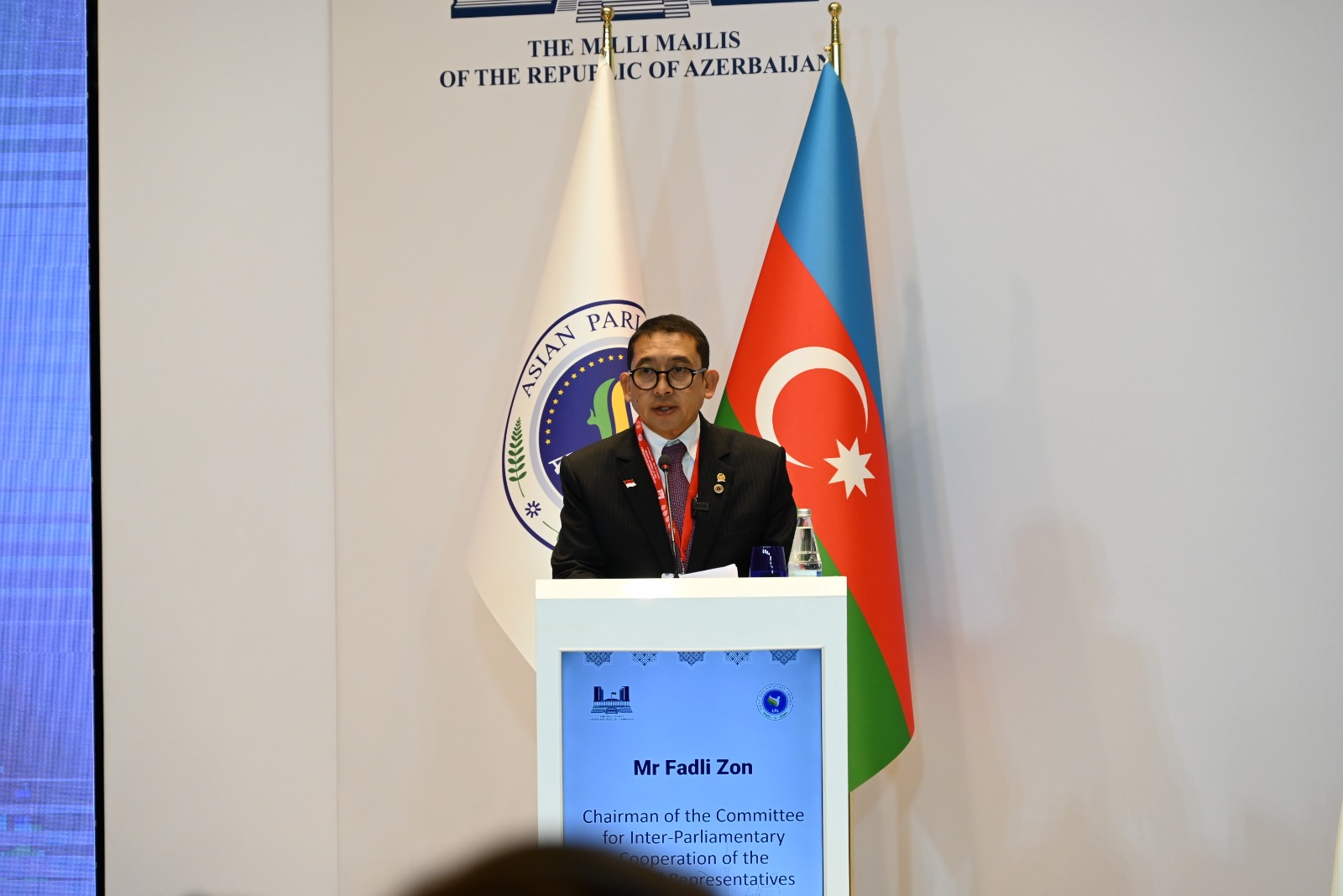 Ketua Badan Kerjasama Antar Parlemen (BKSAP) DPR RI Fadli Zon 