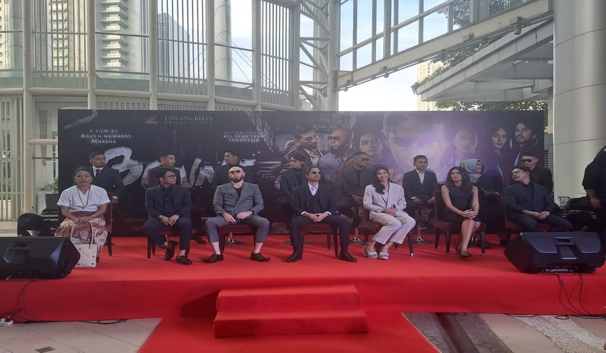 Sutradara dan seluruh pemeran film Bonnie hadir dalam konferensi pers setelah press screening 