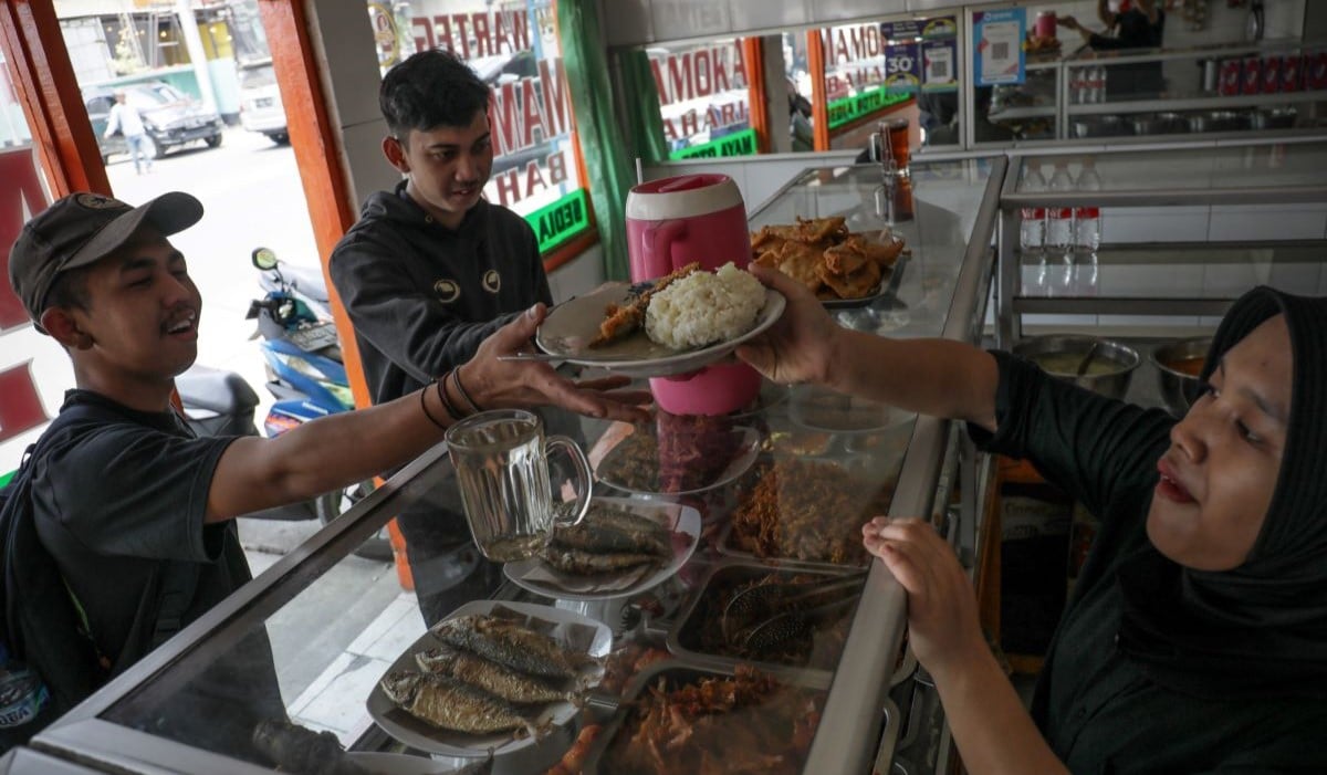 Ilustrasi pedagang warteg