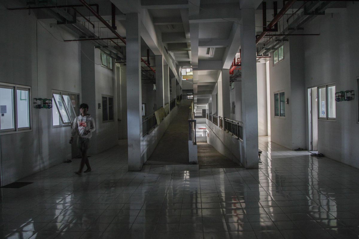 Ilustrasi - suasana Kampung Susun Bayam