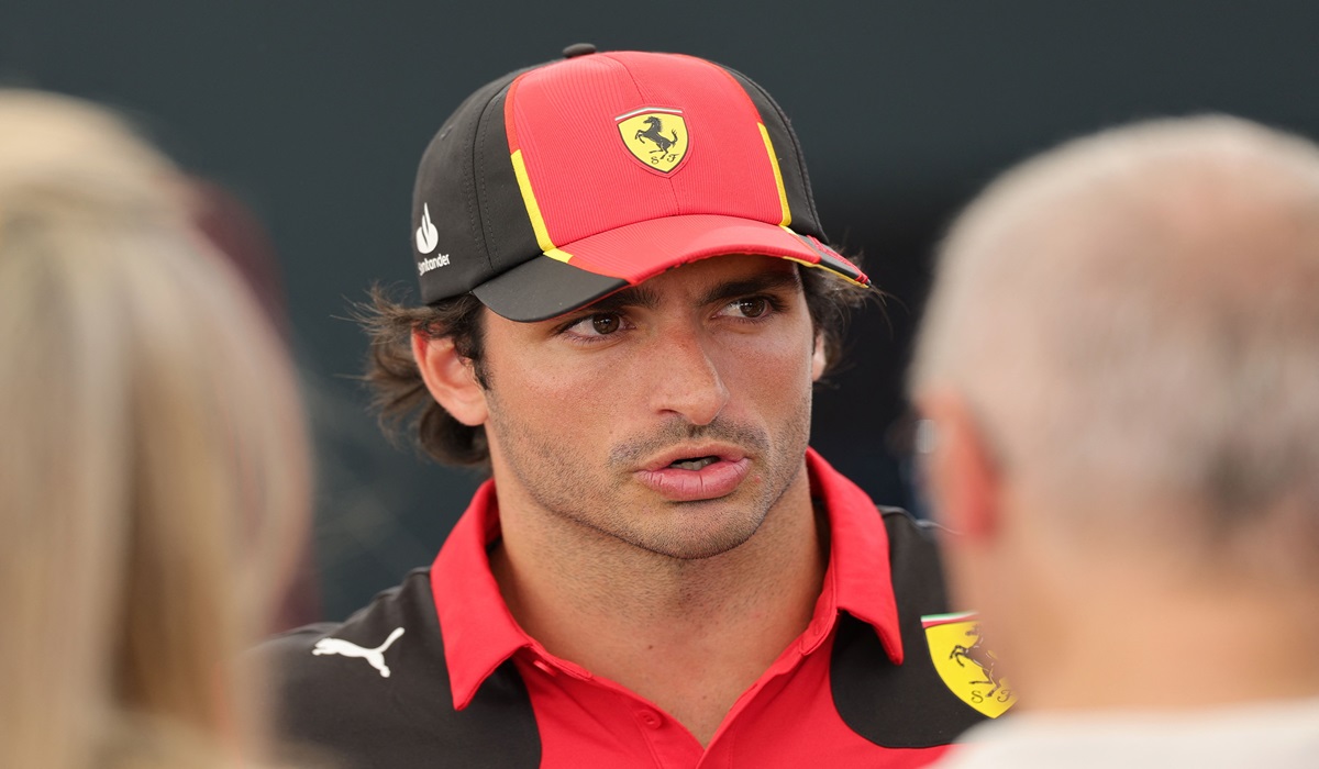 Pembalap Ferrari Carlos Sainz