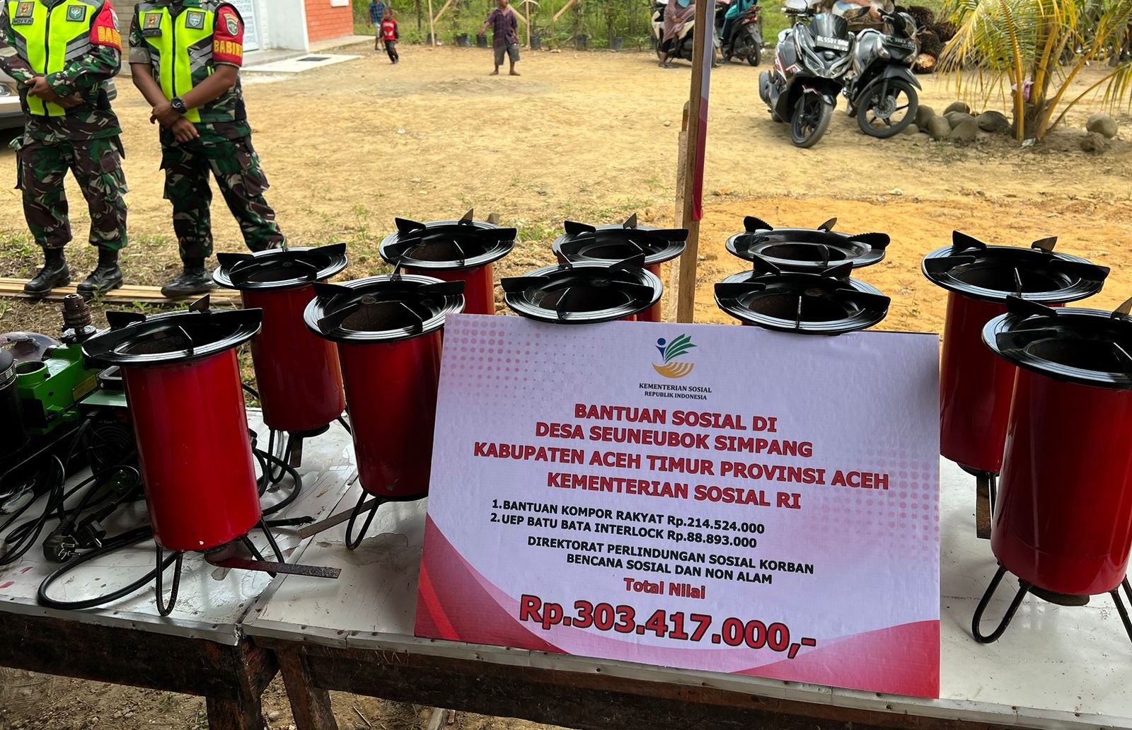 Kompor berbahan bakar limbah sawit