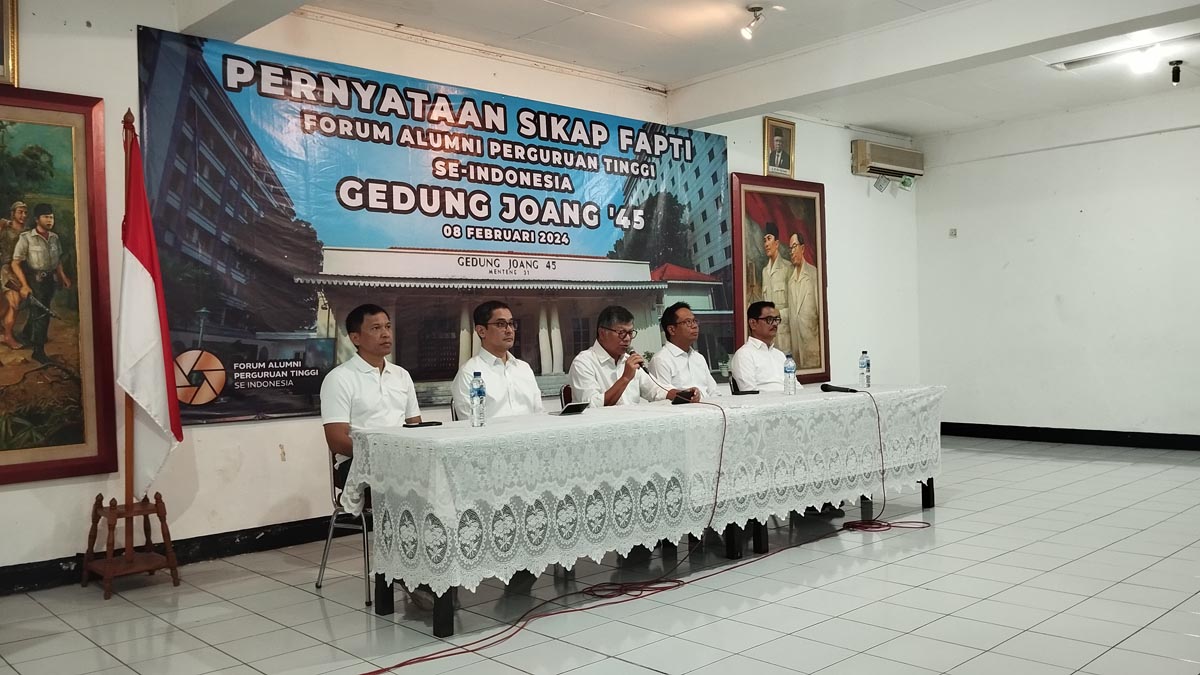 FAPTI mengatakan deklarasi saat ini bentuk kegelisahan yang mendesak Presiden Joko Widodo tidak menyalahgunakan kewenangan dalam Pemilu 2024