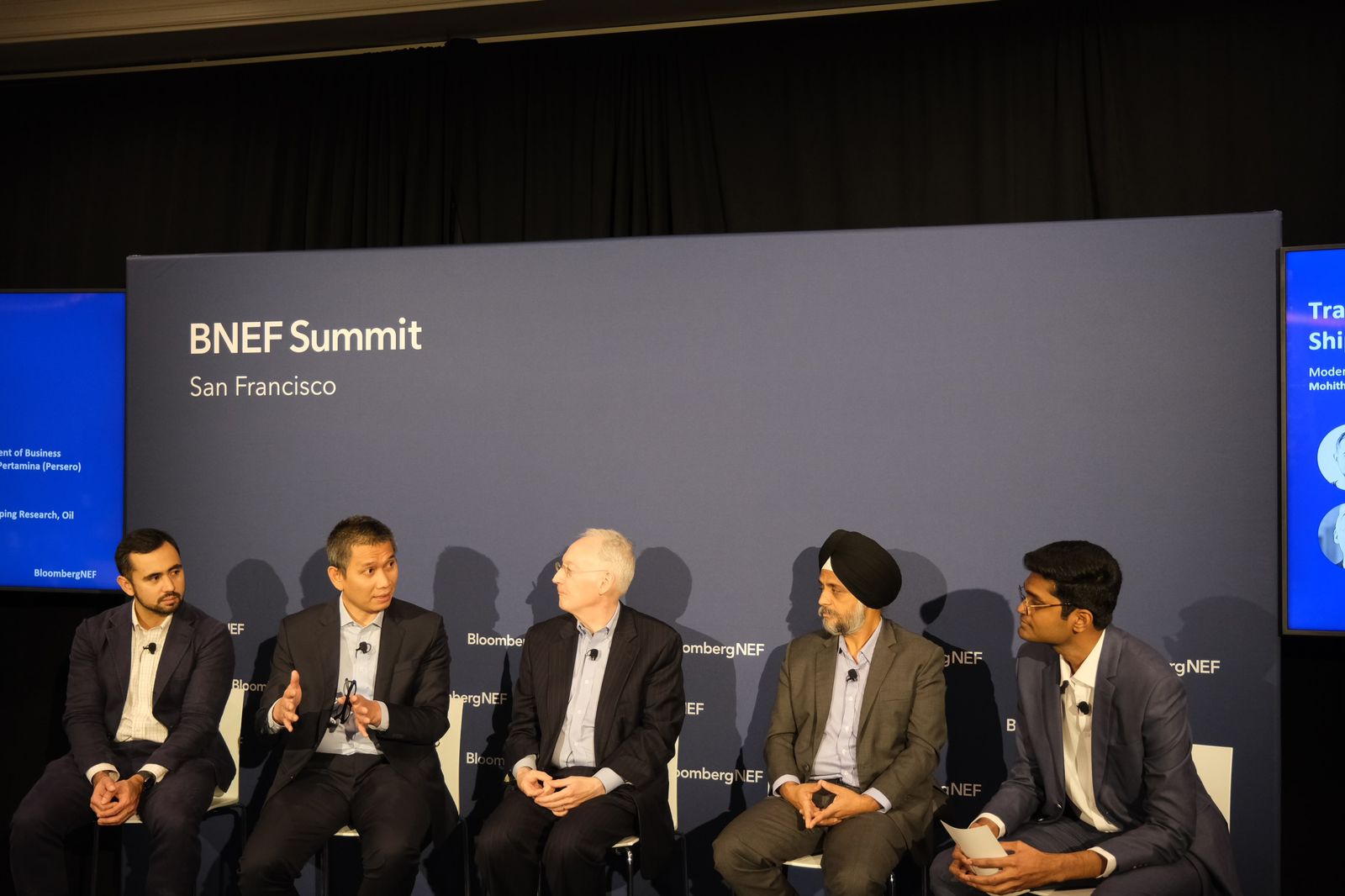 Acara BloombergNEF Summit 2024, yang berlangsung di San Fransisco, Amerika Serikat (AS), beberapa waktu lalu.