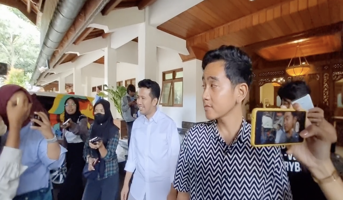 Emil Dardak temui Gibran Rakabuming di Solo