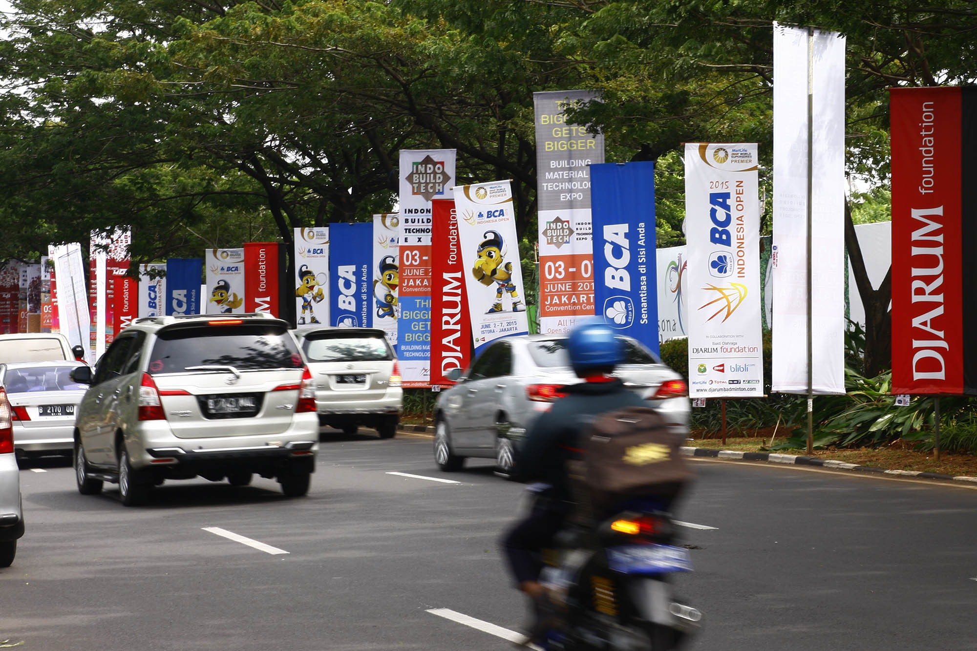 Ilustrasi ruas jalan di sekitar GBK