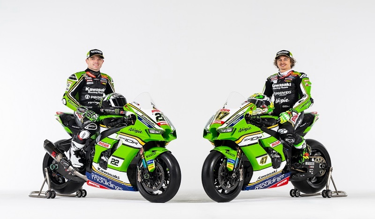 Pembalap Kawaski Racing Team di WorldSBK 2024 Alex Lowes dan Axel Bassani