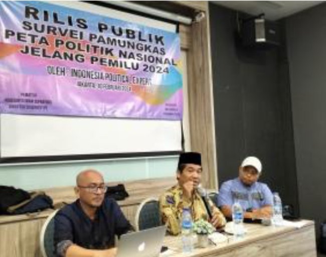 Rilis hasil survei IPE di Jakarta.