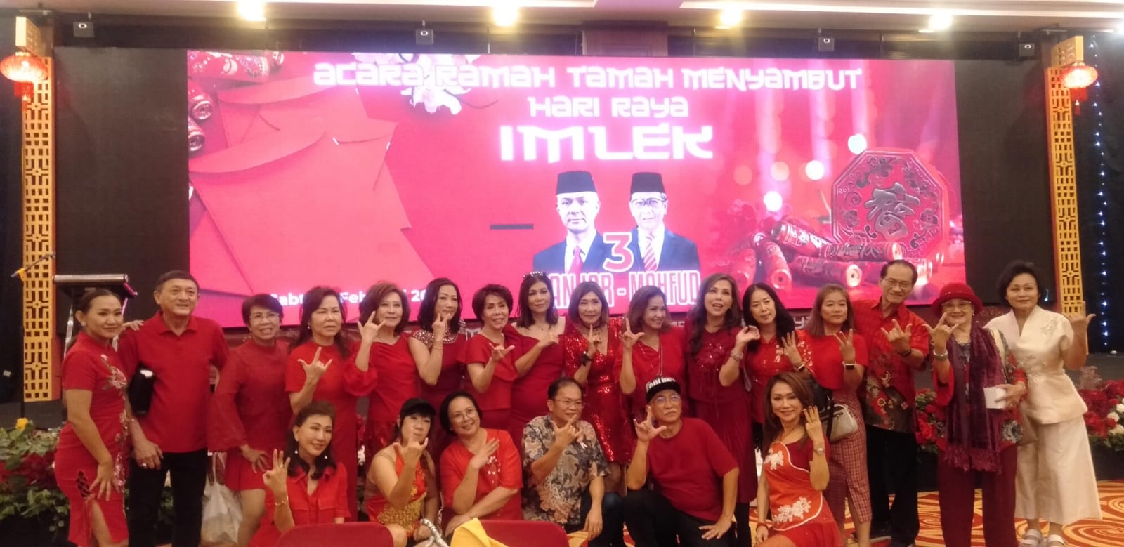 Masyarakat Tionghoa secara terbuka mendukung pasangan Ganjar Pranowo dan Mahfud MD.