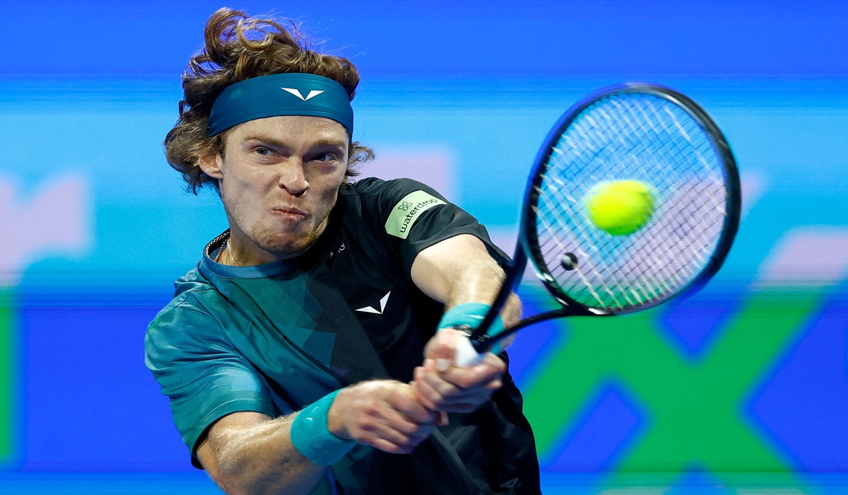 Petenis Rusia Andrey Rublev