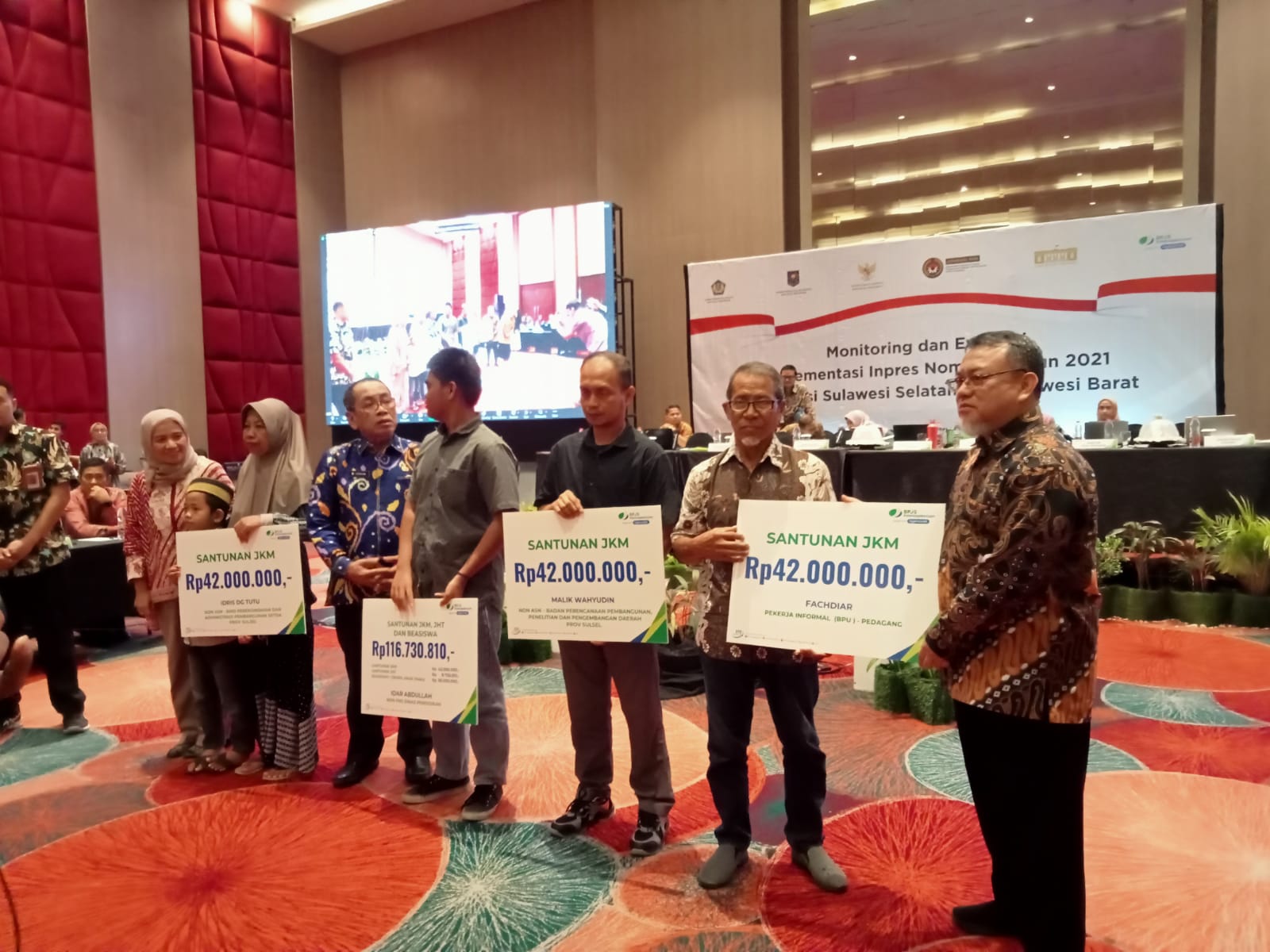 Ahli waris terima jaminan dari BPJS-KT