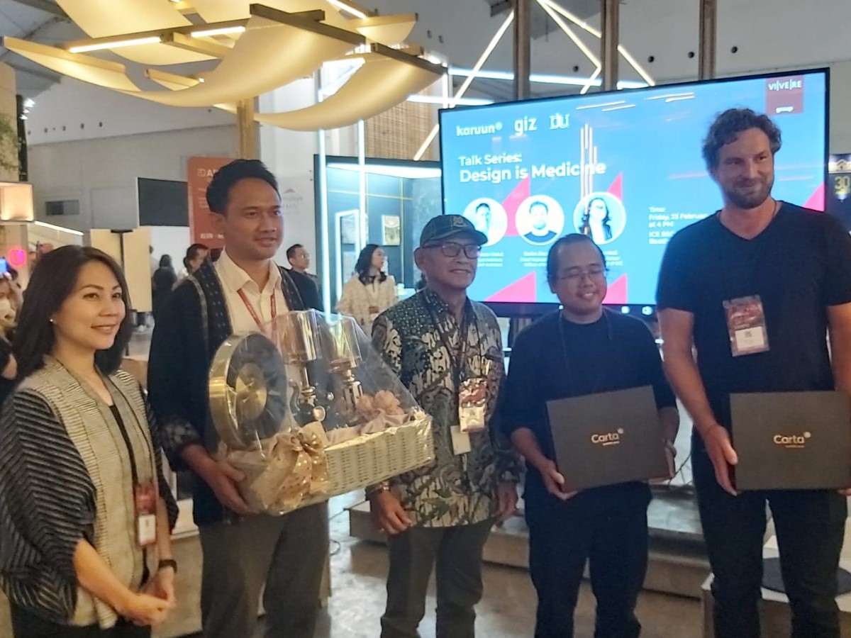Talkshow bertemakan Design is Medicine pada acara ARCH:ID 2024 di ICE BSD, Tangerang Selatan.