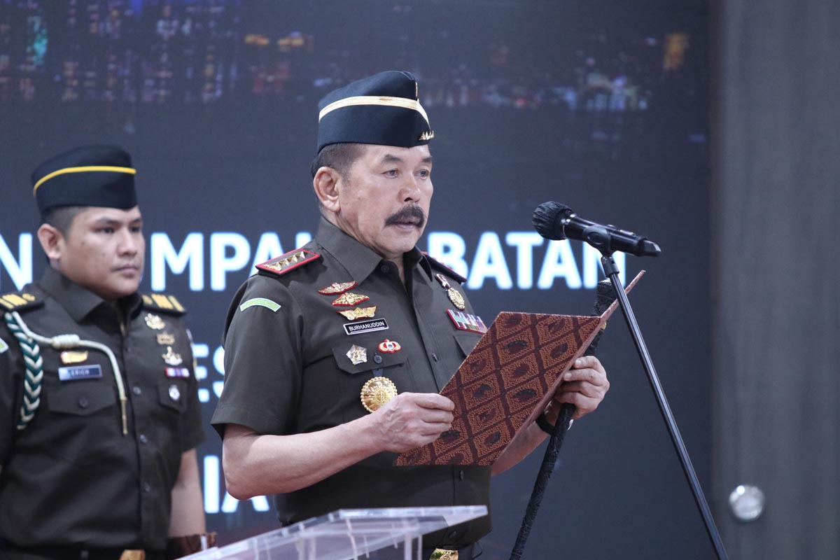 Jaksa Agung Sanitiar (ST) Burhanuddin menegaskan netralitas ASN Kejaksaan pada saat pelaksanaan Pilpres harga mati.