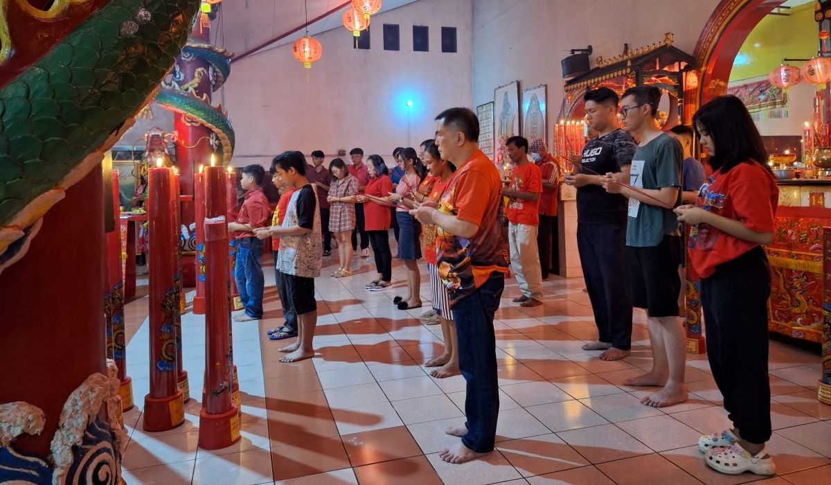 Imlek di Klenteng Hok Tek Bio Purwokerto Bawa Pesan Pemilu Damai