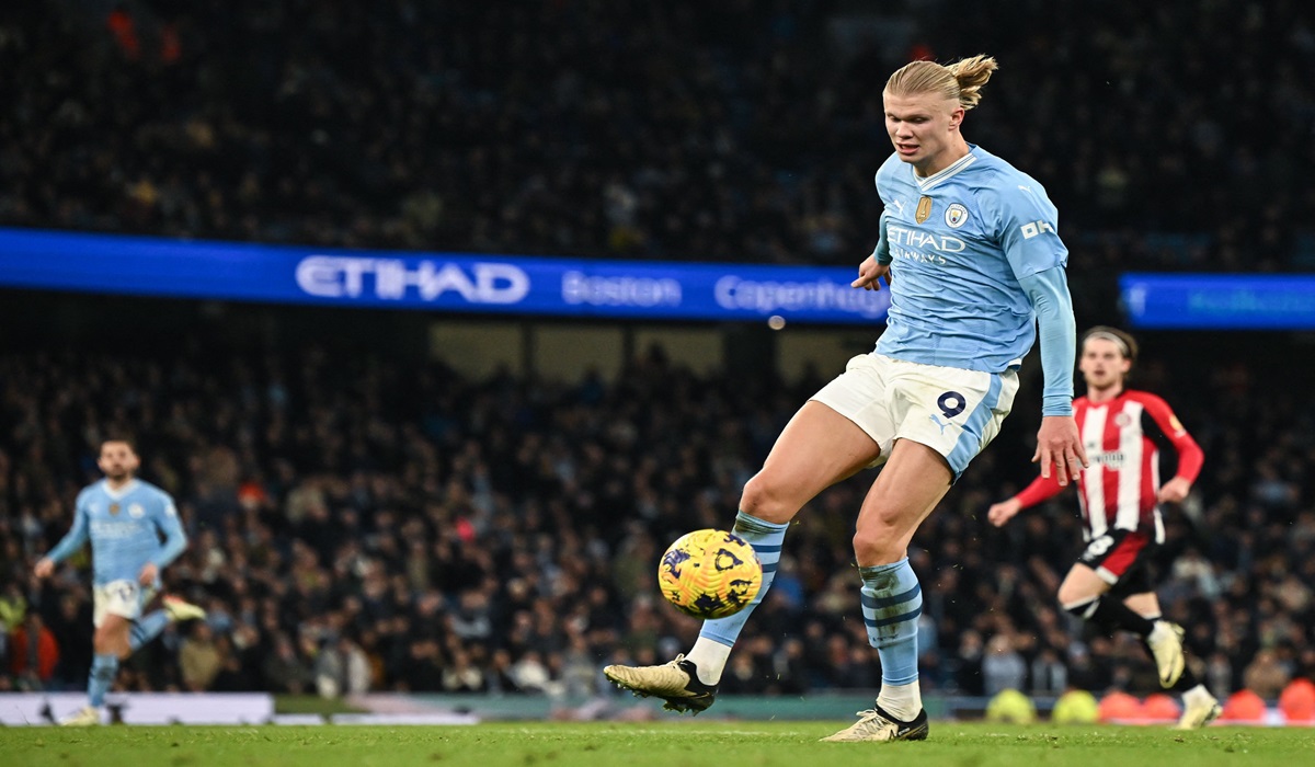 Penyerang Manchester City Erling Haaland
