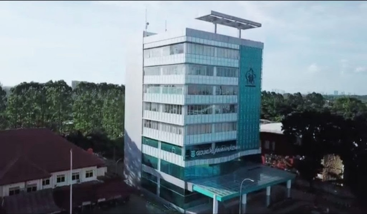 Ilustrasi--Gedung pelayanan perizinan Tangsel