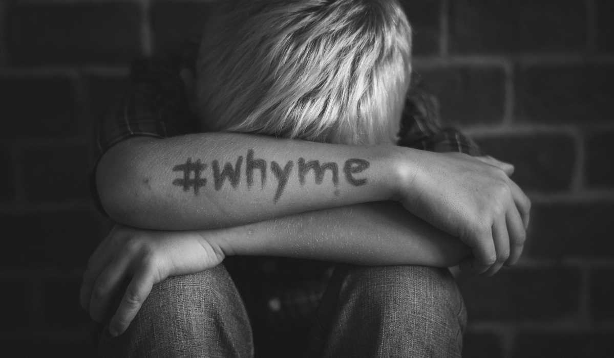 Ilustrasi anak korban kekerasan.