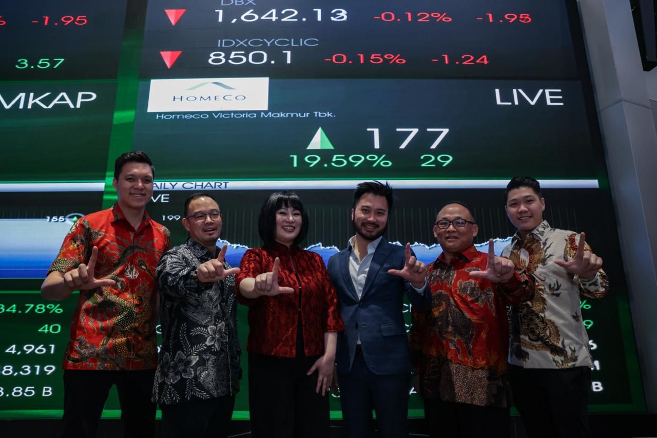 LIVE merilis sahamnya di Bursa Efek Indonesia (BEI).